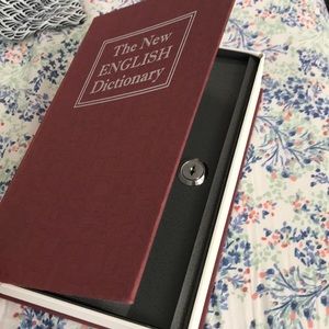 Secret Book safe with key lock 🔐